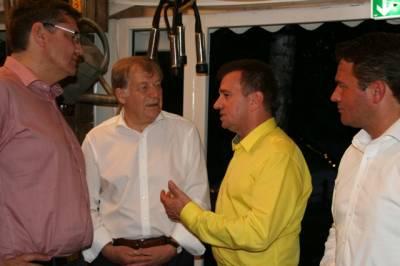 1. Kremmener Spargelgesprch mit E. Diepgen, Regierender Brgermeister a.D. in Kremmen am 22.05.2014 - 